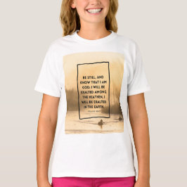 Psalmen 46:10 KJV Sei Still Christliche Bibelvers T-Shirt