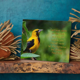 Psalmen 55:22 Inspiration Fotoplatte