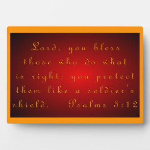 Psalmen 5:12 fotoplatte