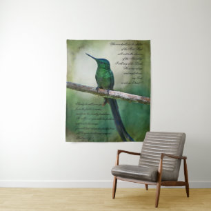 Psalmen 91:1-4 Inspiration Wandteppich