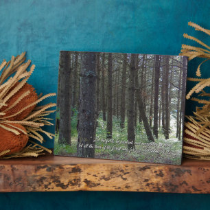 Psalmen 96:12 Inspiration Fotoplatte