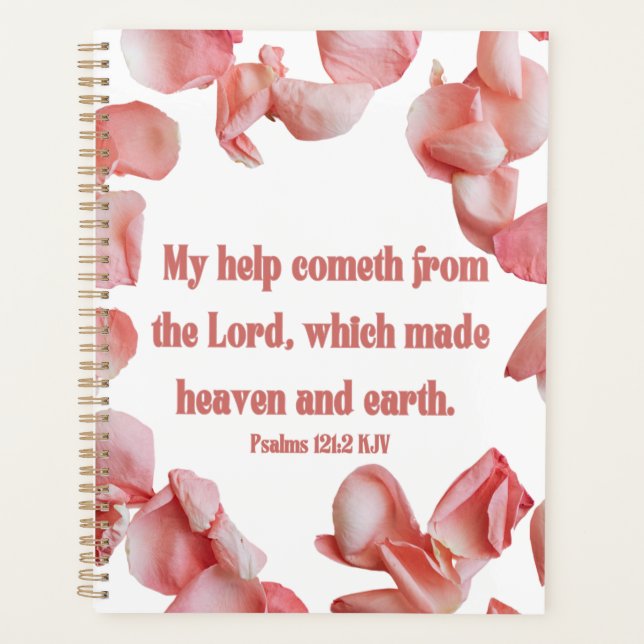 Psalms 121:2 Bible Verse Kalender Planer (Vorderseite)