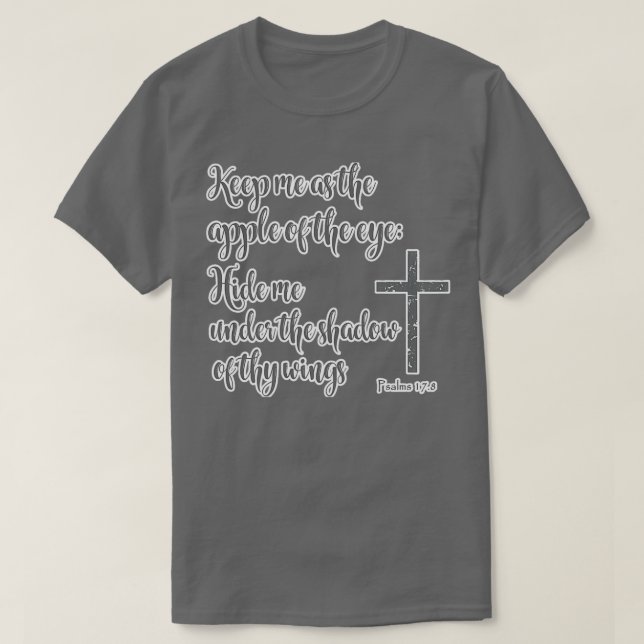 Psalms 178 Kjv Bibelverse 1 T-Shirt (Design vorne)