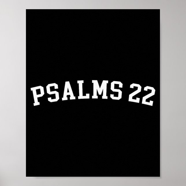 Psalms 22  poster (Vorne)