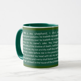 Psalms 23 (Eng) Coffee Mug Tasse