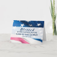 Psalms 33:12 Gesegnet ist die US-Flagge der Nation