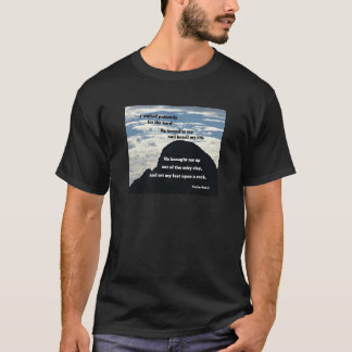 Psalms 40:1,2 Ich wartete geduldig auf den Herrn.. T-Shirt