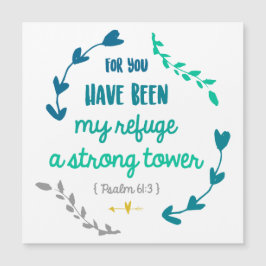 Psalms Bibel Verse Zitat Christlicher Glaubenskrie Magnetkarte