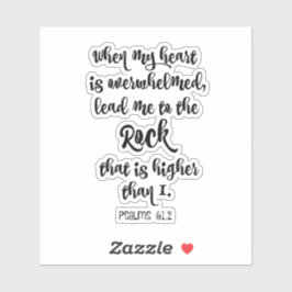 Psalms Bible Verse Aufkleber