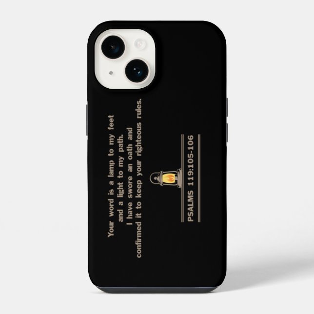 Psalms Phone Case iPhone Hülle (Rückseite)