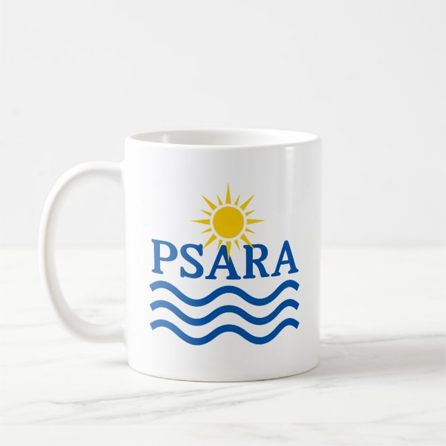 PSARA Griechenland, Sun Waves Kaffeetasse (Links)