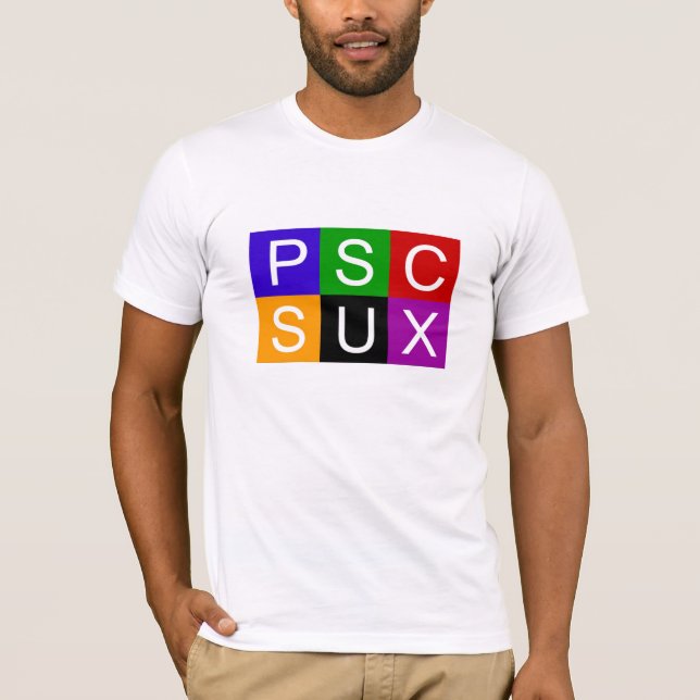 PSC SUX T - Shirt (Vorderseite)