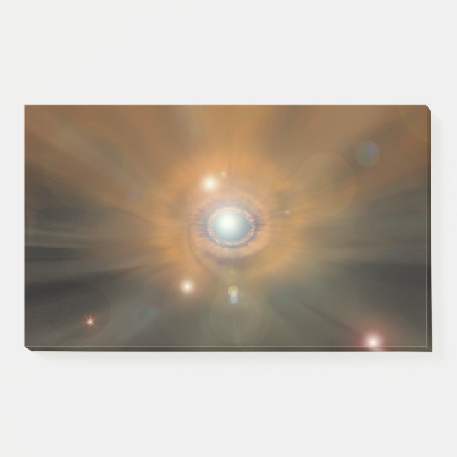 Pseudo-Andromeda-Nebel Post-in Notiz (Vorderseite)