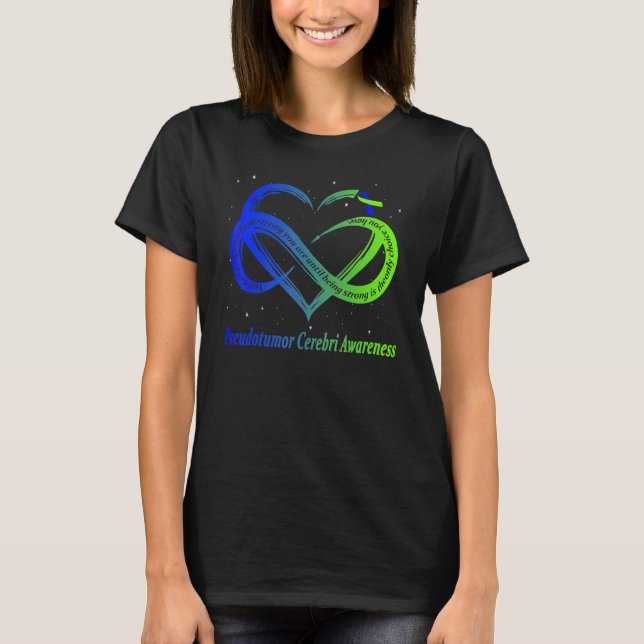 Pseudotumor Cerebri Warrior T-Shirt (Vorderseite)