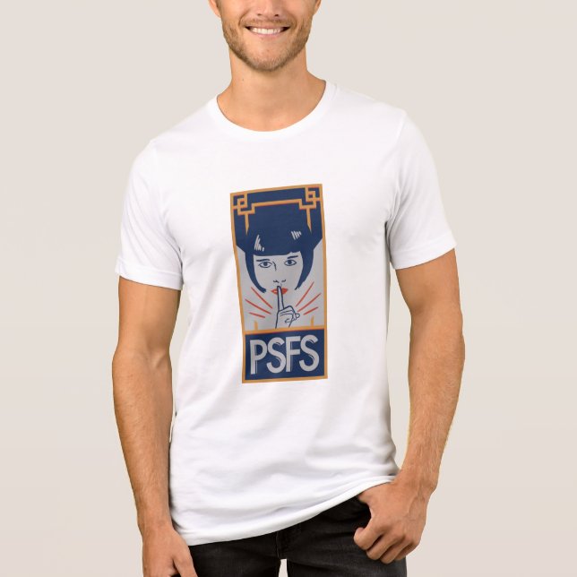 PSFS Old Logo T-shirt  Tri-Blend Shirt (Vorderseite)