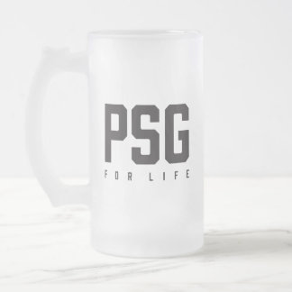 PSG Fürs Leben Mattglas Bierglas