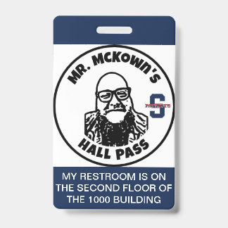 PSHS Hall Pass Abzeichen Ausweis