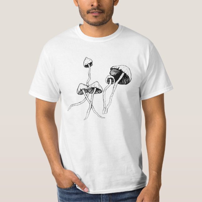 Psilocybin-Pilz T-Shirt (Vorderseite)