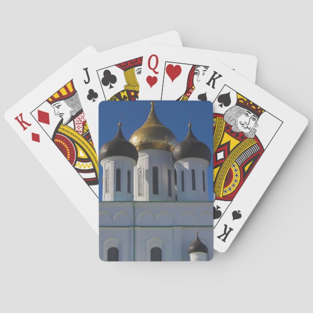 Pskov Kreml und Dreifaltigkeitskirche Spielkarten (Rückseite)