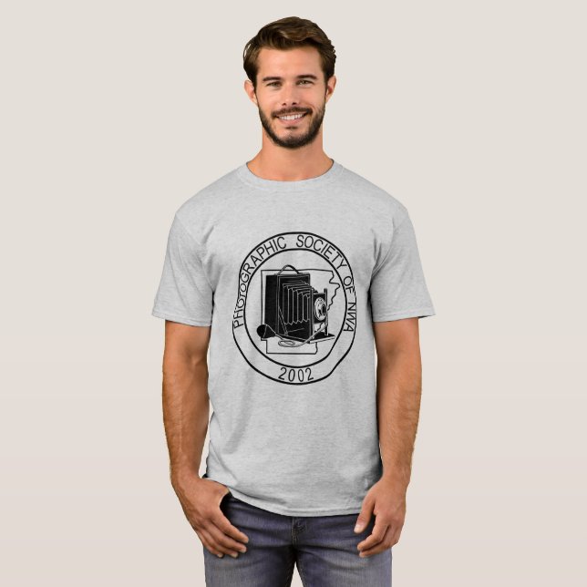 PSNWA Wappen-T - Shirt-Grau T-Shirt (Vorne ganz)
