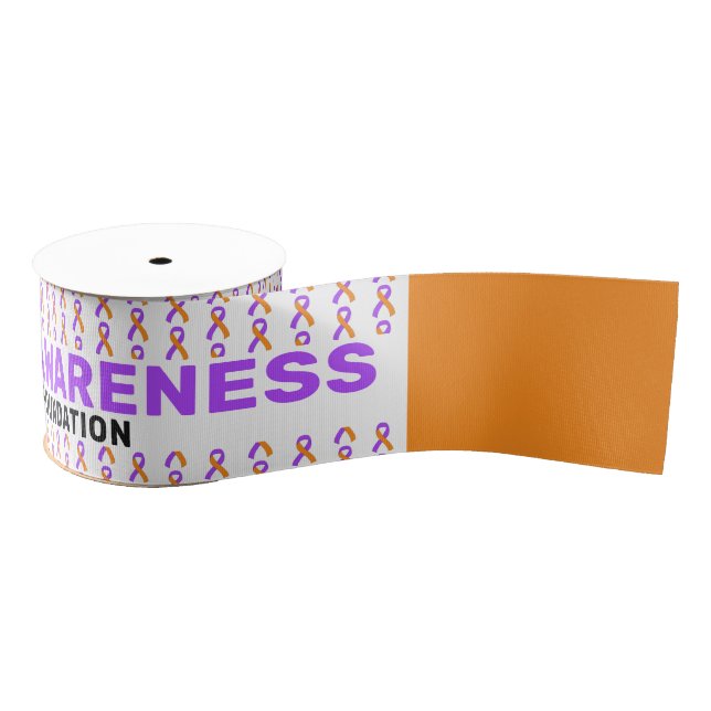 Psoriasis Awareness Pattern Ribbon Ripsband (Spule)