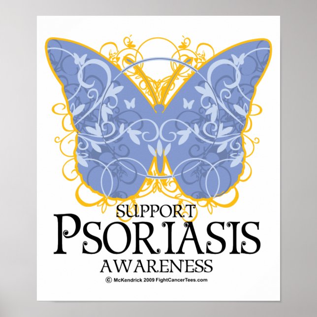 Psoriasis Butterfly Poster (Vorne)