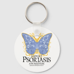 Psoriasis-Schmetterling Schlüsselanhänger