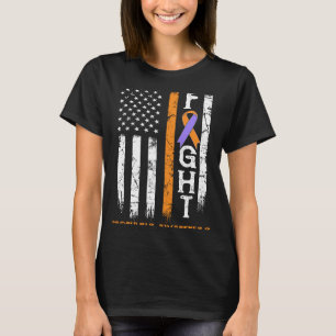 Psoriasis Warrior US-Flagge T-Shirt