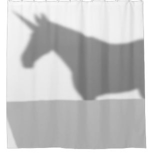 Pssst! Da ist ein Einhorn in der Badewanne Duschvorhang