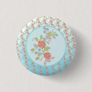 Pstellblumen Button