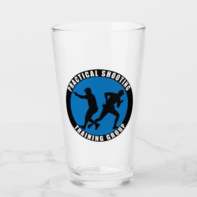 PSTG 16 oz Bierglas Glas (Vorderseite)