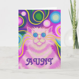 Psy-cat-delic 'Tante''Groovy Geburtstag' Karte