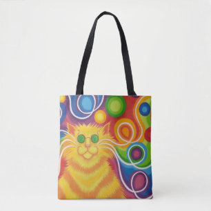 Psy-cat-delic überall auf dem Totbeutel