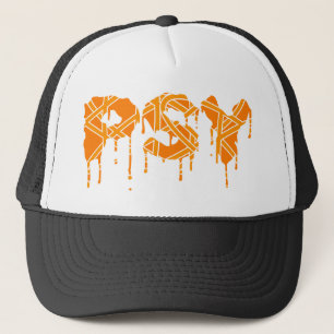 Psy Hut Orange Truckerkappe
