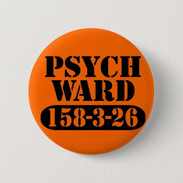 Psych Bezirk Button (Vorderseite)