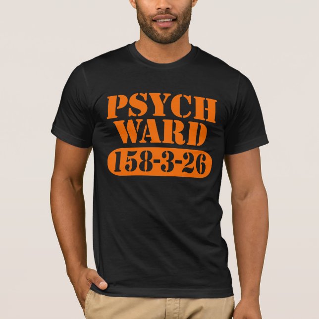 Psych Bezirk lustig T-Shirt (Vorderseite)
