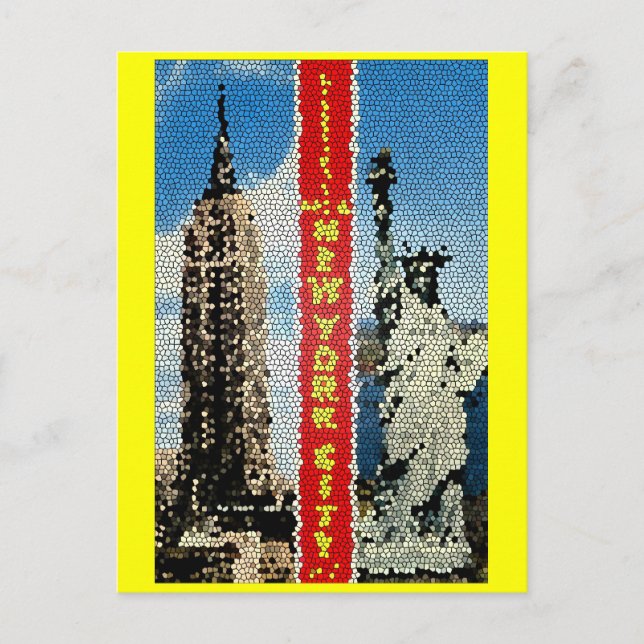 Psych Greetings, New York City Postkarte (Vorderseite)