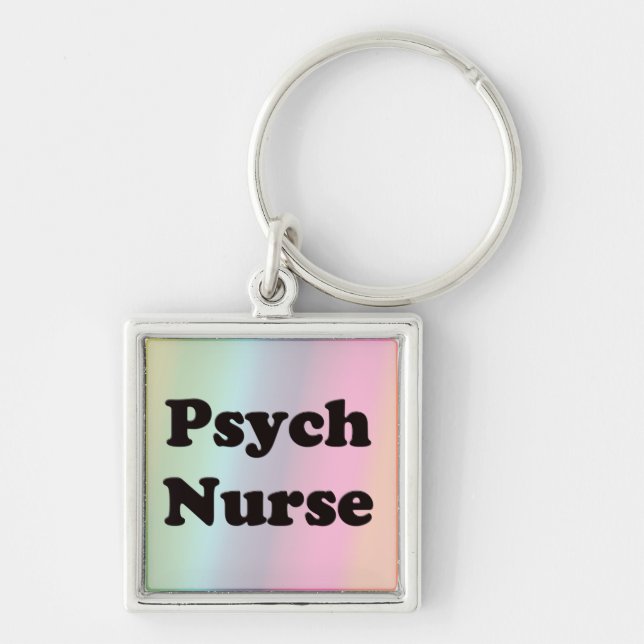 Psych Krankenschwester Schlüsselanhänger (Vorne)