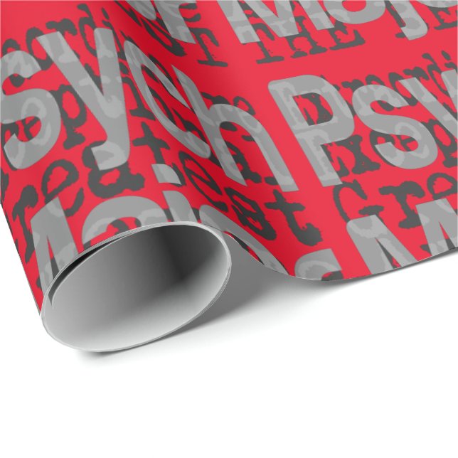 Psych Major Extraordinator Geschenkpapier (Rolleneckpunkt)