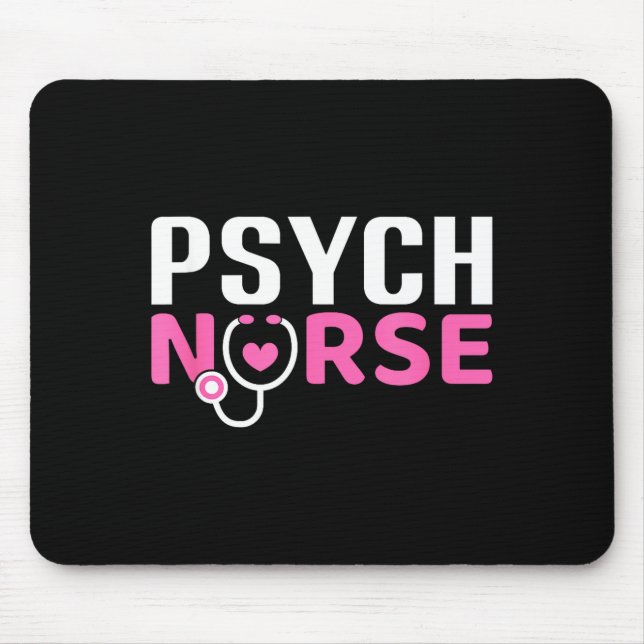 Psych Nurse Believe In Yourself Sitive Quote Desig Mousepad (Vorne)