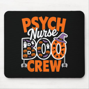 Psych Nurse Boo Crew Psychische Gesundheitsgeister Mousepad