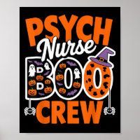 Psych Nurse Boo Crew Psychische Gesundheitsgeister