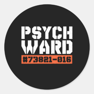 Psych Ward Tal Hospital Patient Asyl Runder Aufkleber