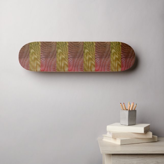 Psychadelic60er Wall Art Skateboard (Wandkunst (Horz))