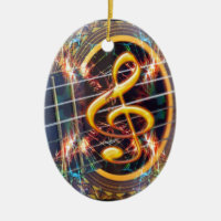 Psychadelic Accoustic Guitar, Musikblatt Design