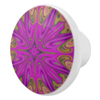 Psychadelic Liquid Abstrakt Lila Orange