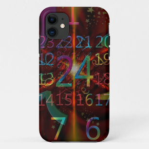 Psychadelische Zahlenmuster, faszinierendes Design Case-Mate iPhone Hülle