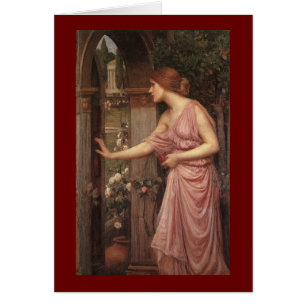 Psyche betritt den Garten von Cupid