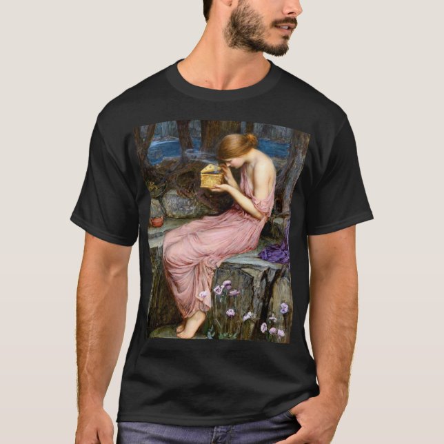 Psyche Die Goldene Box Wasserhaus Kunst T-Shirt (Vorderseite)
