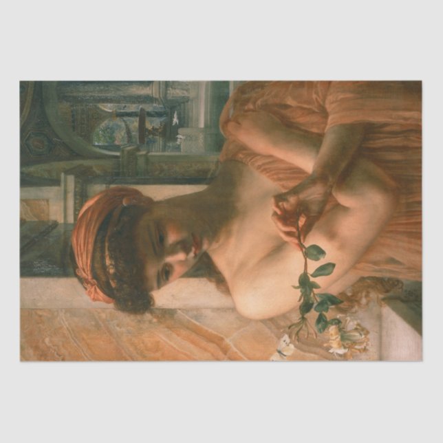Psyche im Tempel der Liebe (von Edward Poynter) Seidenpapier (Vorderseite)